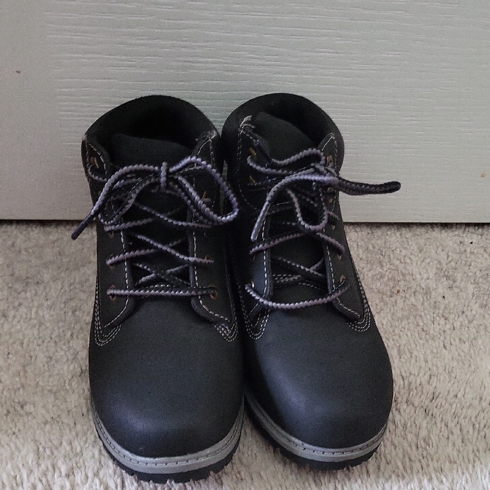 Kids Black Boots